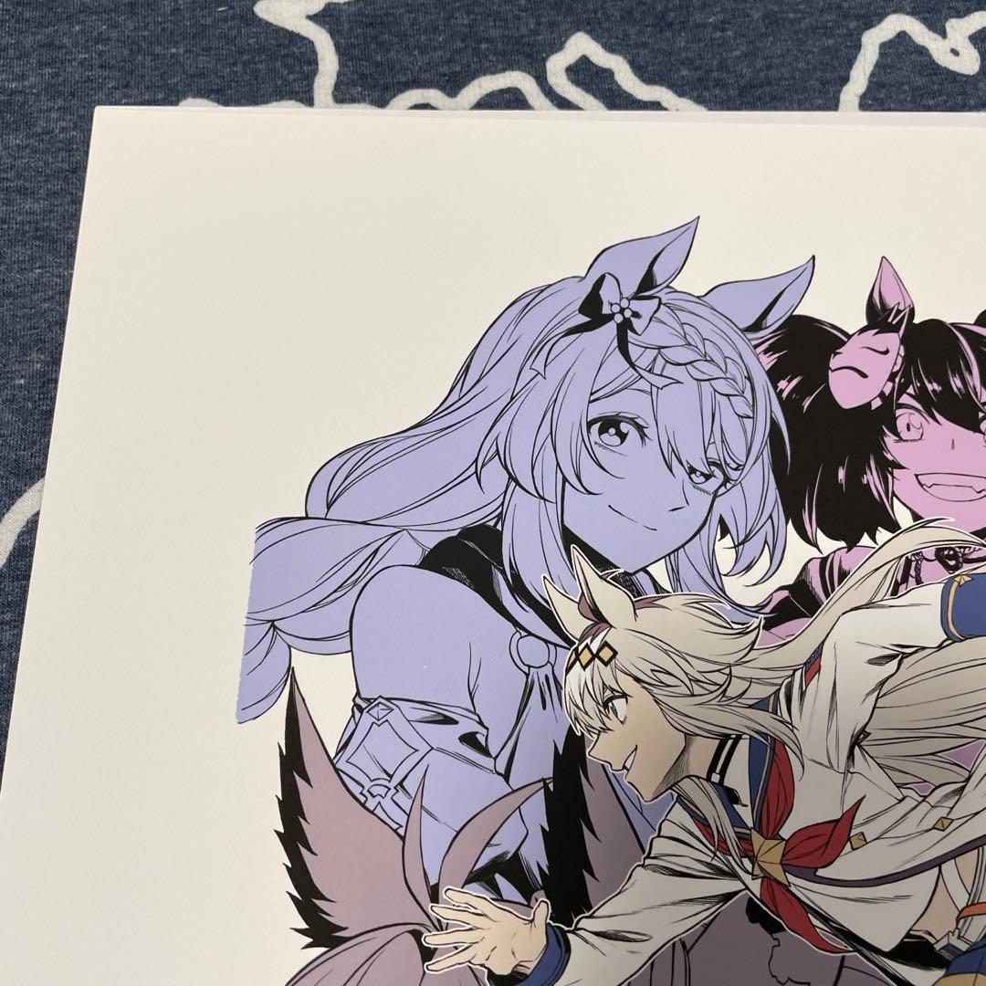 ウマ娘シンデレラグレイ 複製原画 ヤングジャンプ 42号 A3 ウマ娘