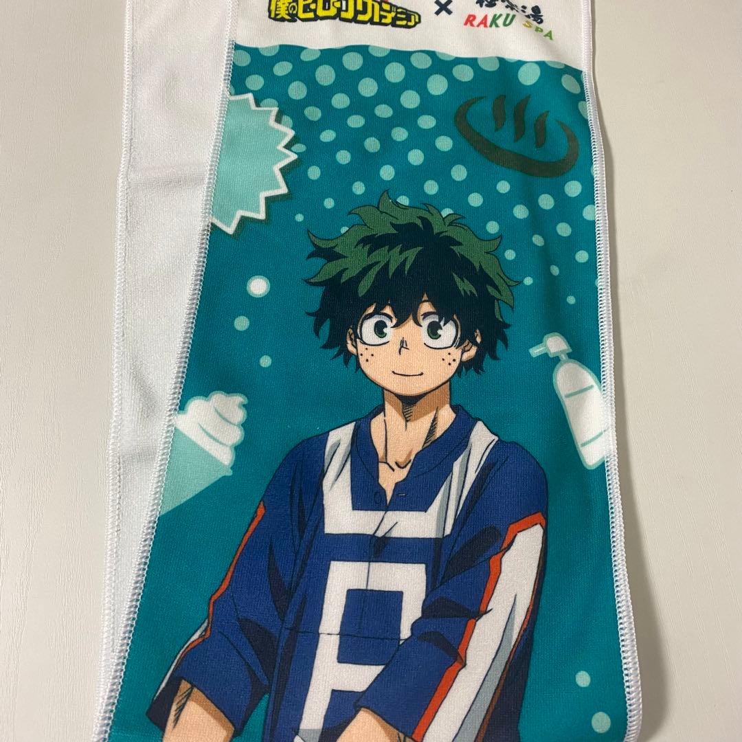 僕のヒーローアカデミア 緑谷出久 マフラータオル 極楽湯コラボ - メルカリ