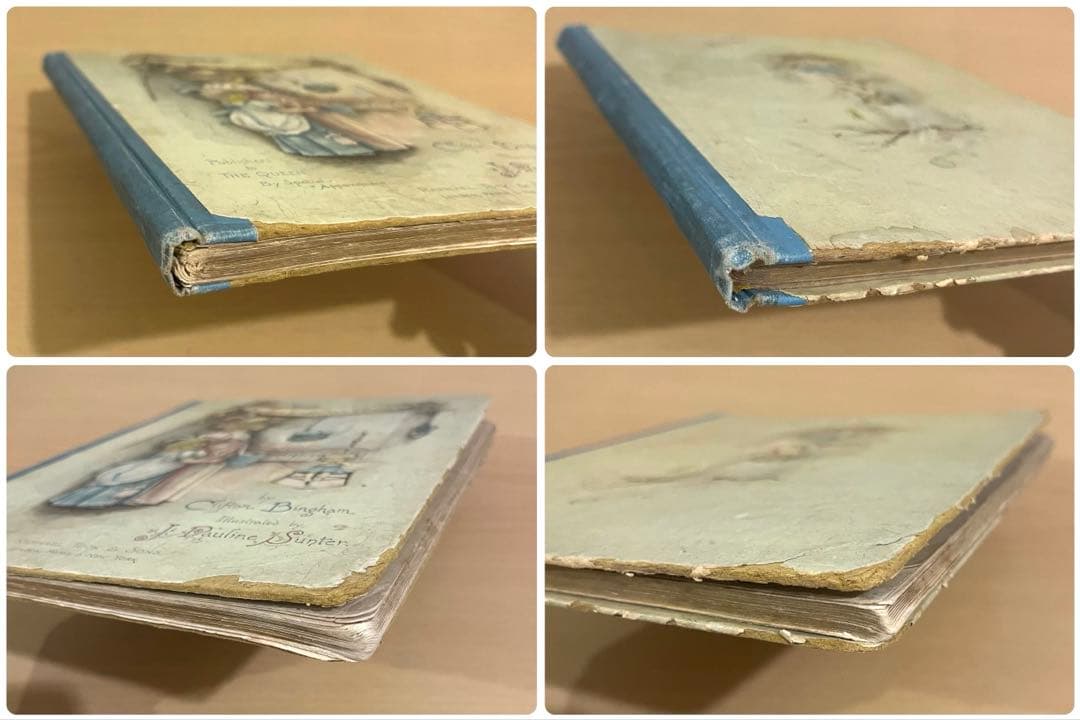 No316 希少 古書 洋書 絵本 児童書 アンティーク ビクトリア 詩集 童謡