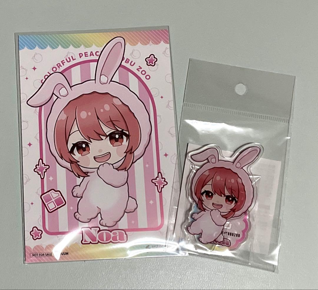 カラフルピーチ のあ アクスタ ポストカード 東武動物公園 後期 - メルカリ