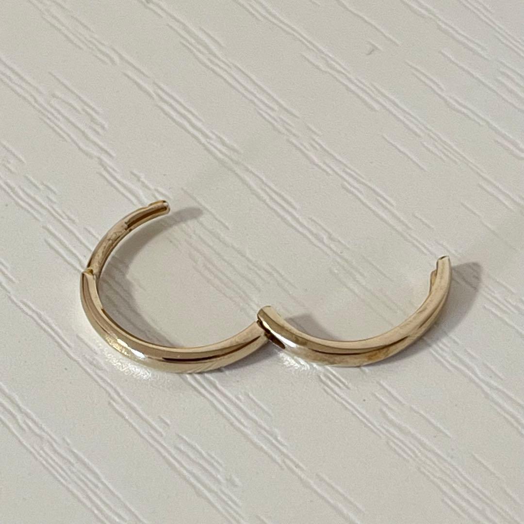 AVALANCHE (アヴァランチ) 10K YG フープピアス 片耳 - メルカリ