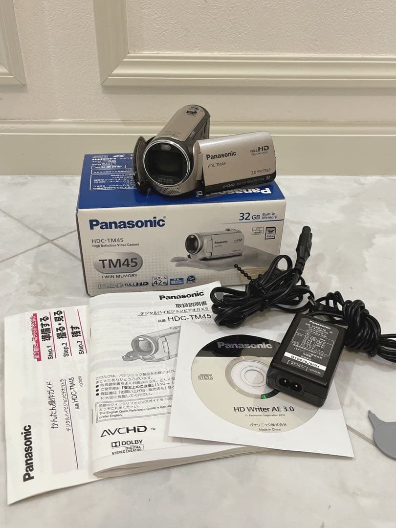 動作品 Panasonic パナソニック HDC-TM45 ビデオカメラ 箱付き 415uYvcbUKL._SS200_.jpg
