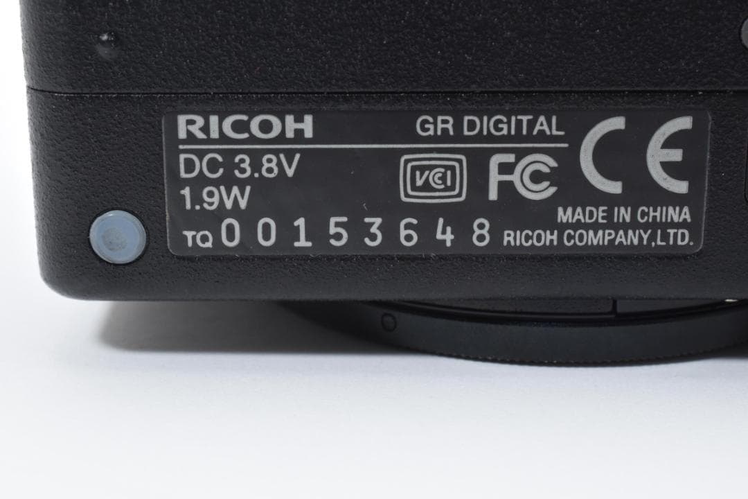 リコー　RICOH GR DIGITAL 《S数 1150回》安心の動作確認済品