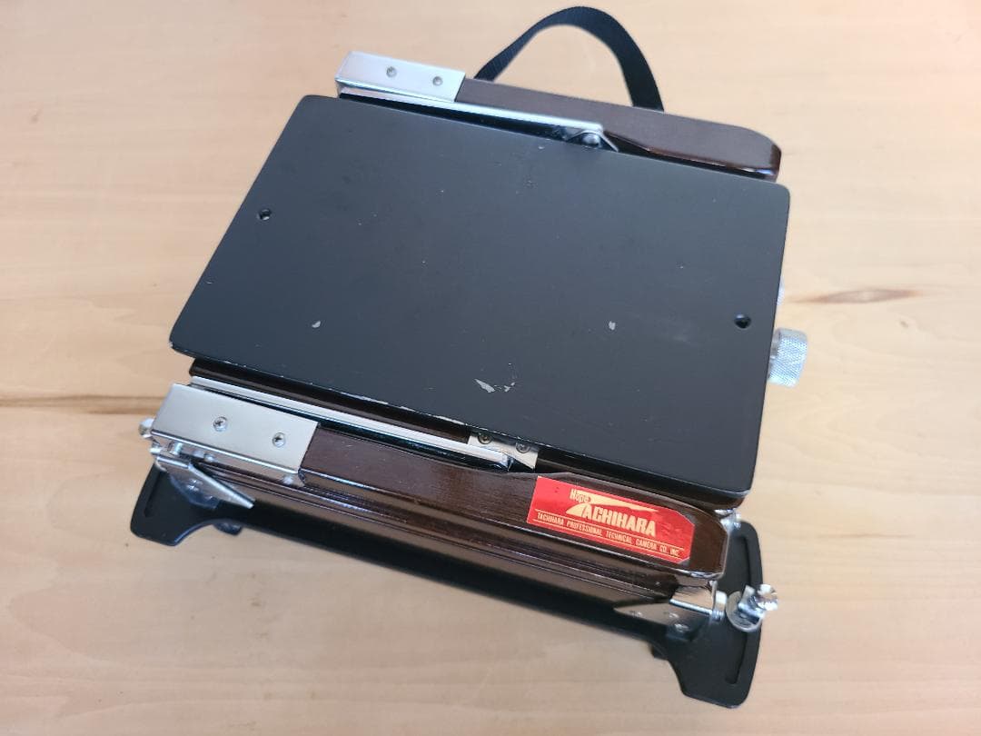 タチハラフィルスタンド4×5シノゴ立原焦茶＋シルバー梨地