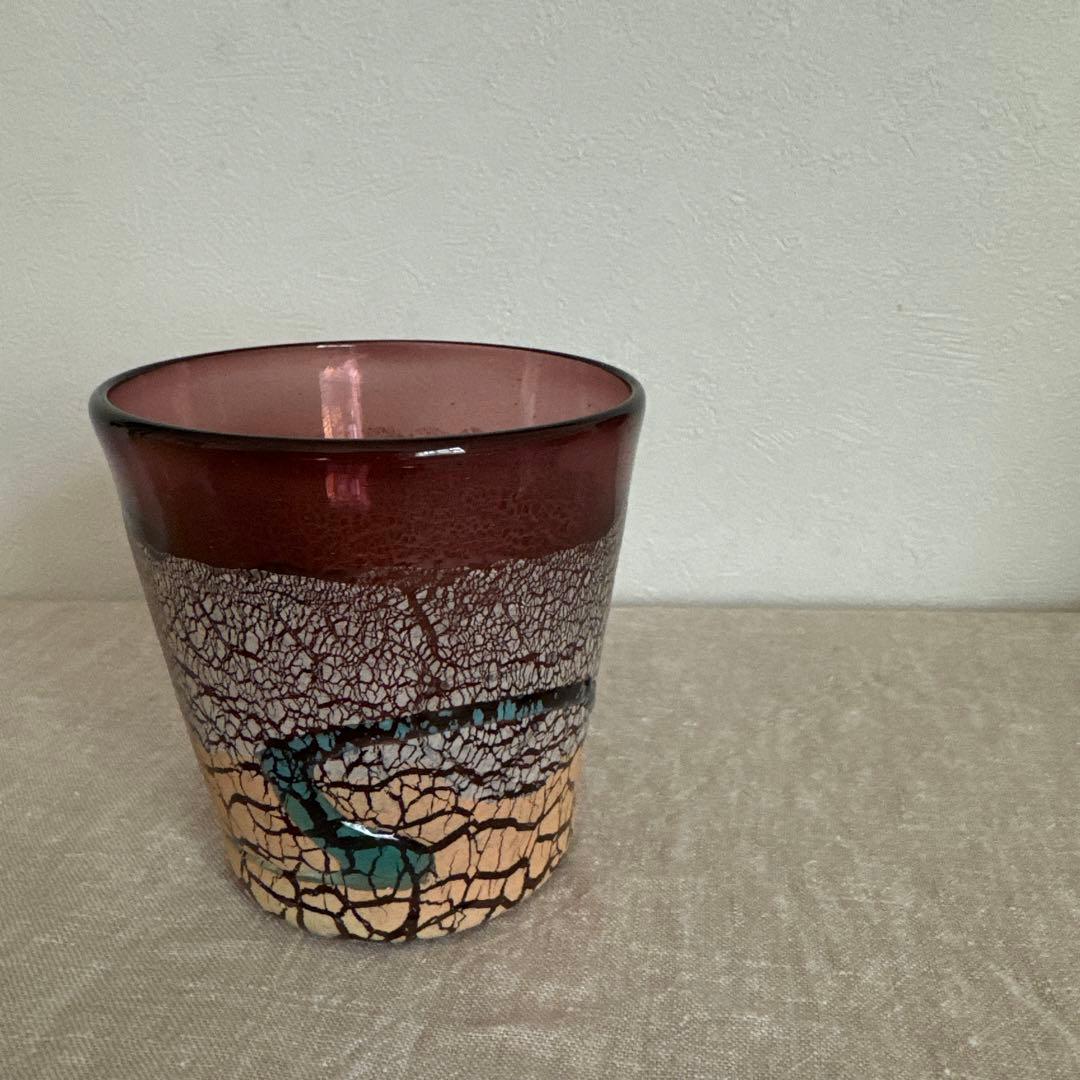 希少 稲嶺盛吉 刻印 作家物 グラス 琉球ガラス - メルカリ