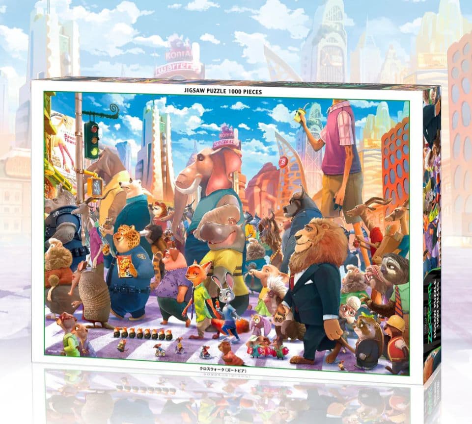 ズートピア ジグソーパズル 1000ピース　ディズニー　ジュディ　ニック　新品 ズートピア ジグソーパズル 1000ピース ディズニー ニック ジュディ