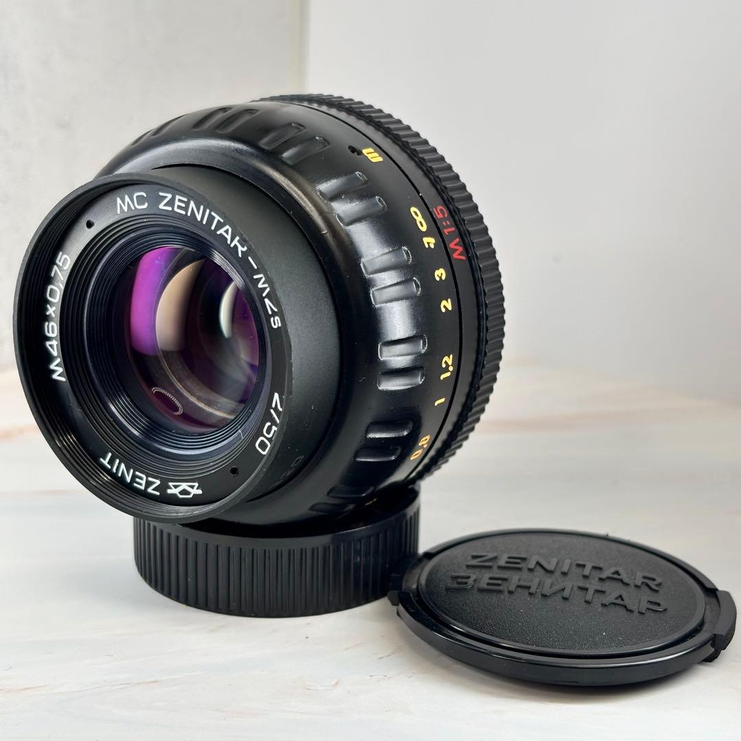 【実用品】ZENIT MC ZENITAR-M2s 50mm f2 ぐるぐるボケ Amazon | ※当店KING-2オリジナル改造レンズ※【bokeh撮影専用】MC