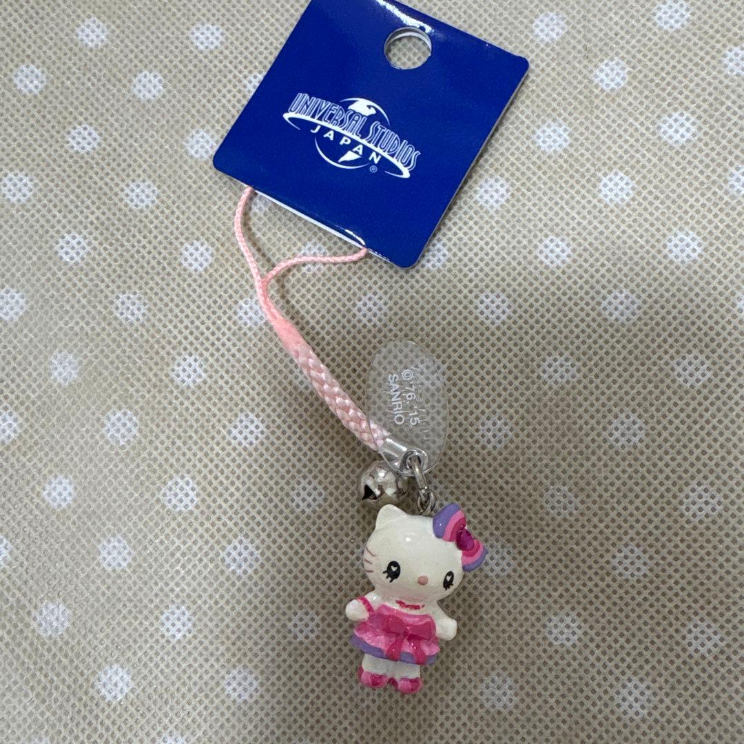 ハローキティ ストラップ USJ USJ ハローキティ チャーム 3個セット キティちゃん お土産 グッズ お