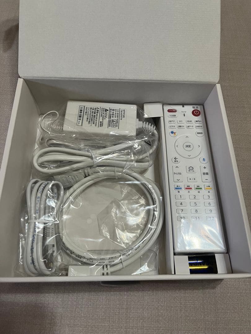 docomo TVターミナル02 TT02 未使用品 付属品完備 ドコモ ご覧いただき