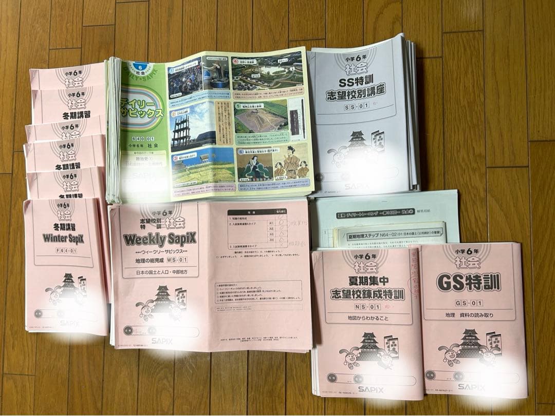2024年度　SAPIX 6年 最新版 全部セット 2026年最新】サピックス 新6年組分けテストの人気アイテム - メルカリ