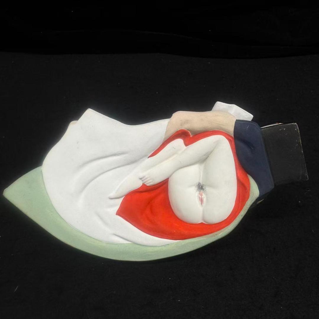 吉川龍一さん専用　春画人形 枕絵 土人形 芸妓 裏隠し春画人形