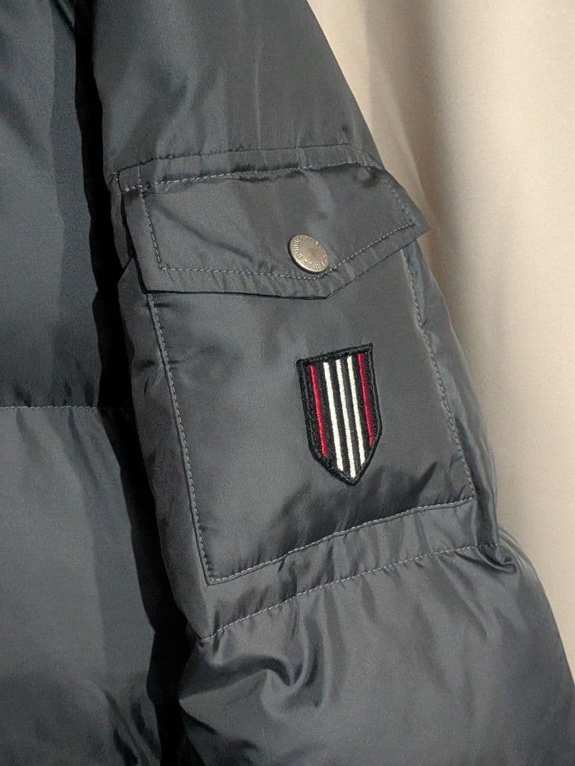 バーバリーブラックレーベル ホワイトグースダウンジャケット M 三陽