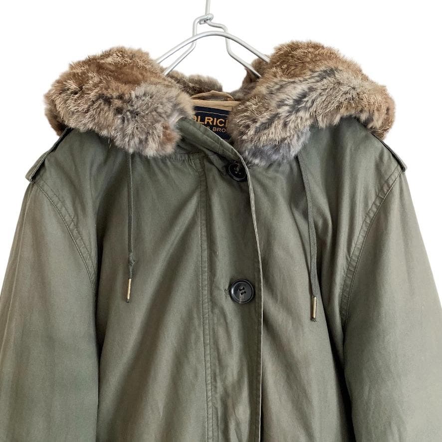 海外古着 WOOLRICH ウールリッチ ラビットファー ライナー モッズ