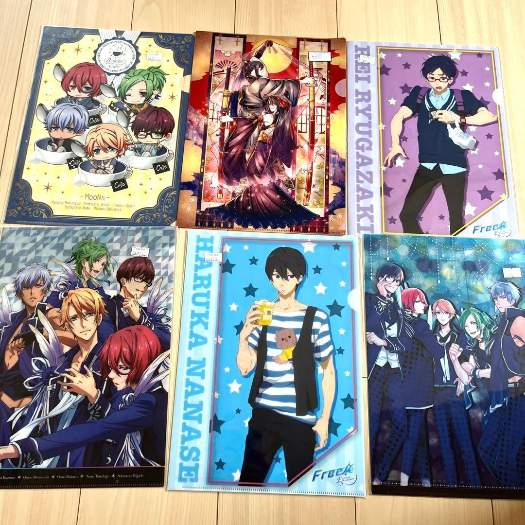 アニメ漫画映画 クリアファイル 大量まとめ売り 少年漫画 イケメン