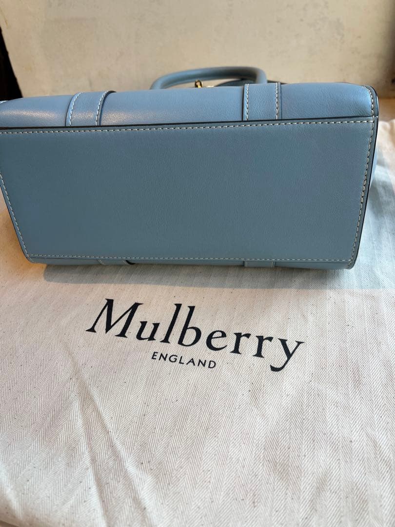 新品未使用】マルベリー ミニ ジップド ベイズウォーター ポプリン