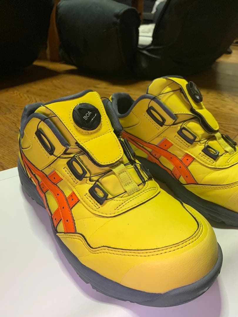 ASICS CP306 BOAシステム安全靴 イエロー ウィンジョブ アシックス 安全靴 CP306 BOA スニーカー ローカット
