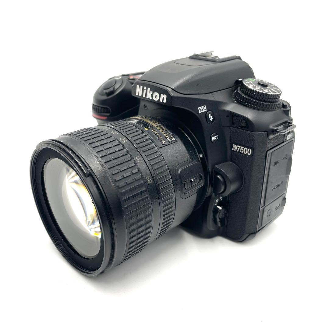美品Nikon D7500 レンズ18-200 セット箱つきWi-Fi 高速性能