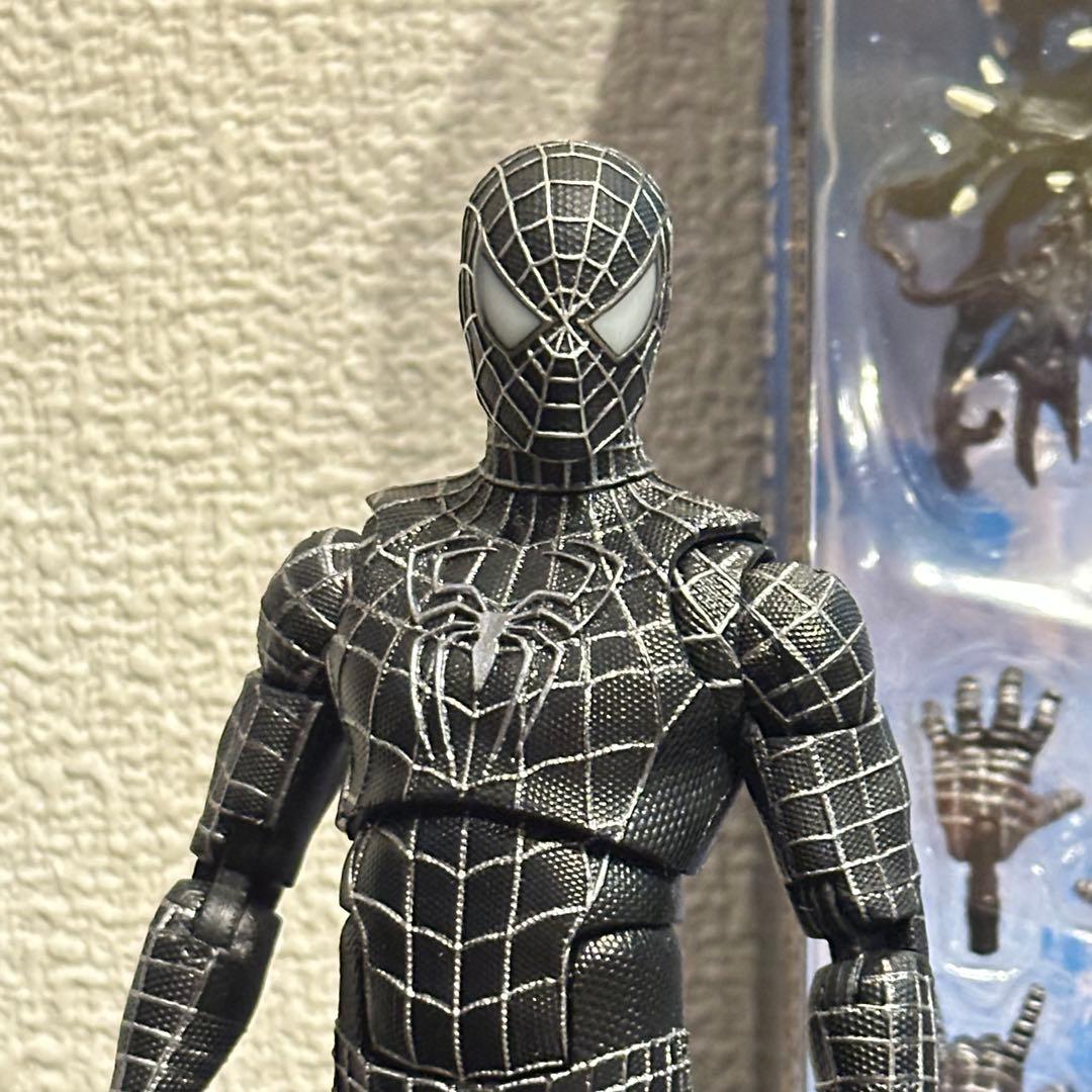 カスタムヘッド付き】マーベルレジェンド ブラックスパイダーマン 3