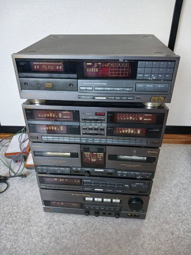 ONKYO DX-F77 ミニコンポ トリプルプレーヤー ONKYO X-NFR7TX 価格比較 - 価格.com