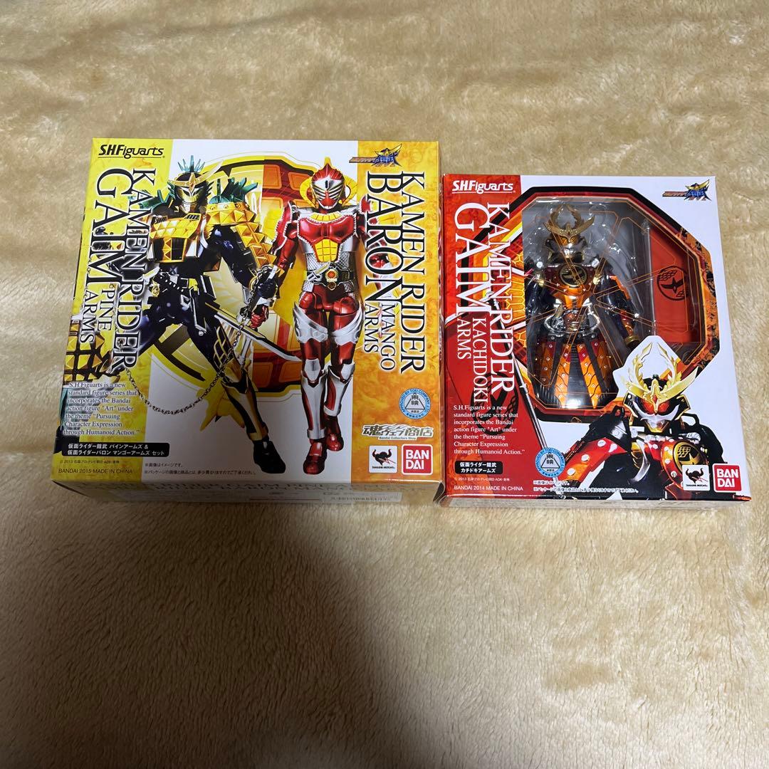 仮面ライダー鎧武①ガイムフィギュアーツ 7体セットS.H.Figuarts極美