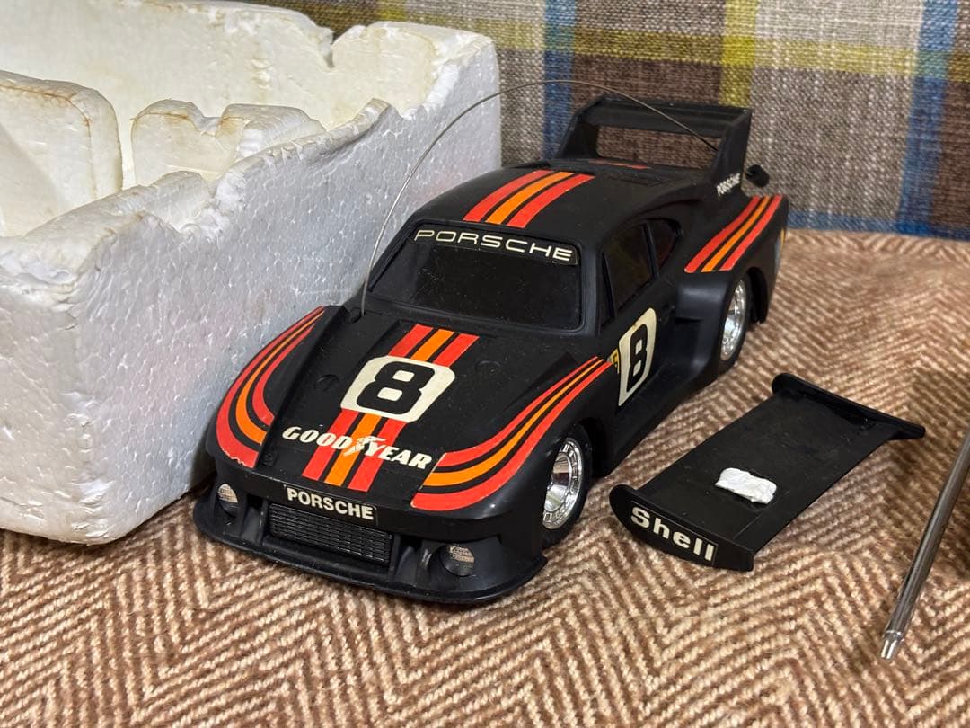 当時物 ヨネザワ RC ポルシェ935ターボ 箱付 ヨネザワ ポルシェ935-77ターボ ラジコン ジャンク - メルカリ