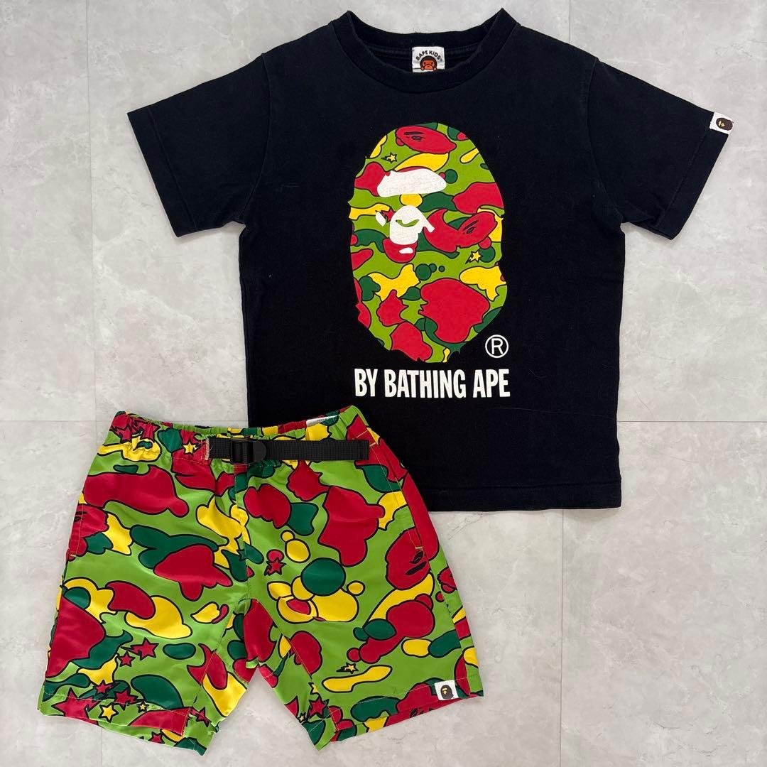BAPE KIDS Tシャツ ショーツセット A BATHING APE® Kids Baby Milo Fruit Tee | Bape official website