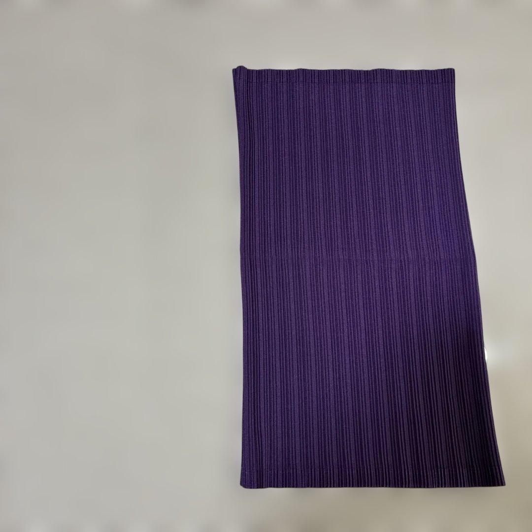 PLEATS PLEASE ISSEY MIYAKE ネックウォーマー 紫 - メルカリ
