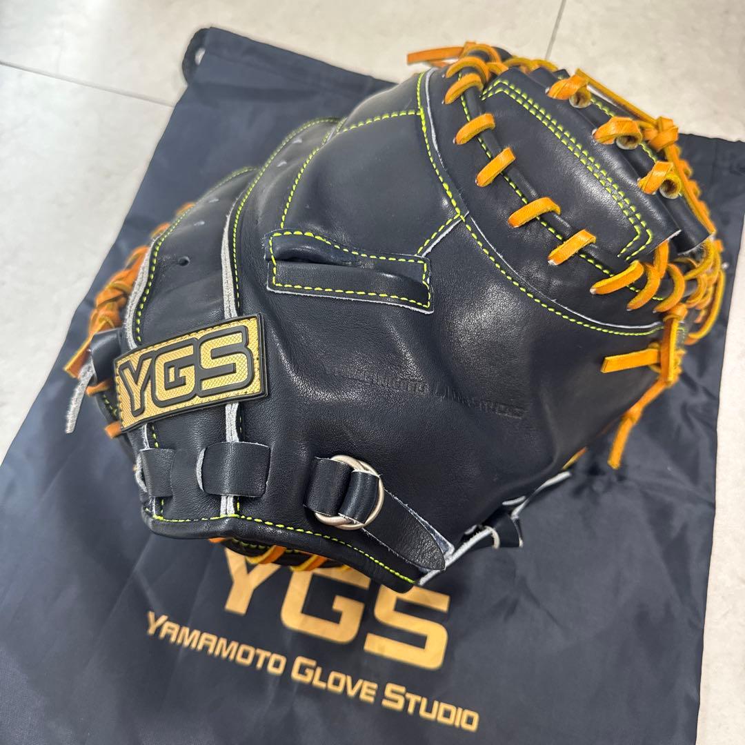【超美品】YGS Pro Line \"響鳴\" 硬式キャッチャーミット　912V 超美品】YGS Pro Line 響鳴 硬式キャッチャーミット 912V