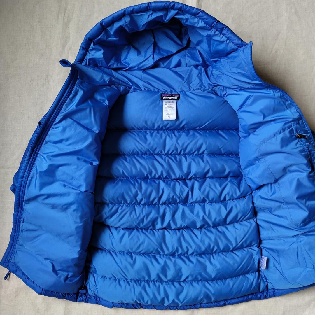 極美品 パタゴニア ダウンセーターフーディ ブルー 青 2013年 - メルカリ