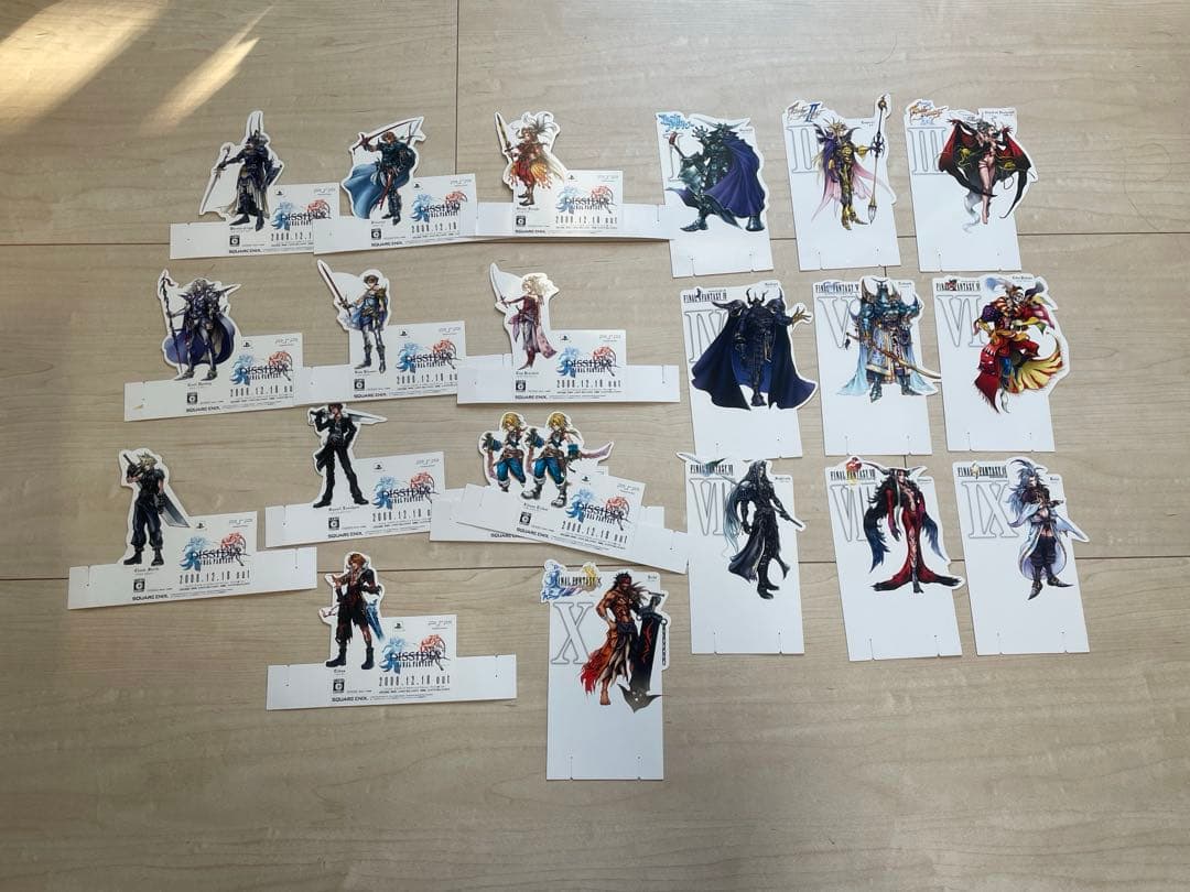 ディシディアファイナルファンタジー　店頭ポップセット ディシディア ファイナルファンタジー NT」店舗特典＆封入特典まとめ