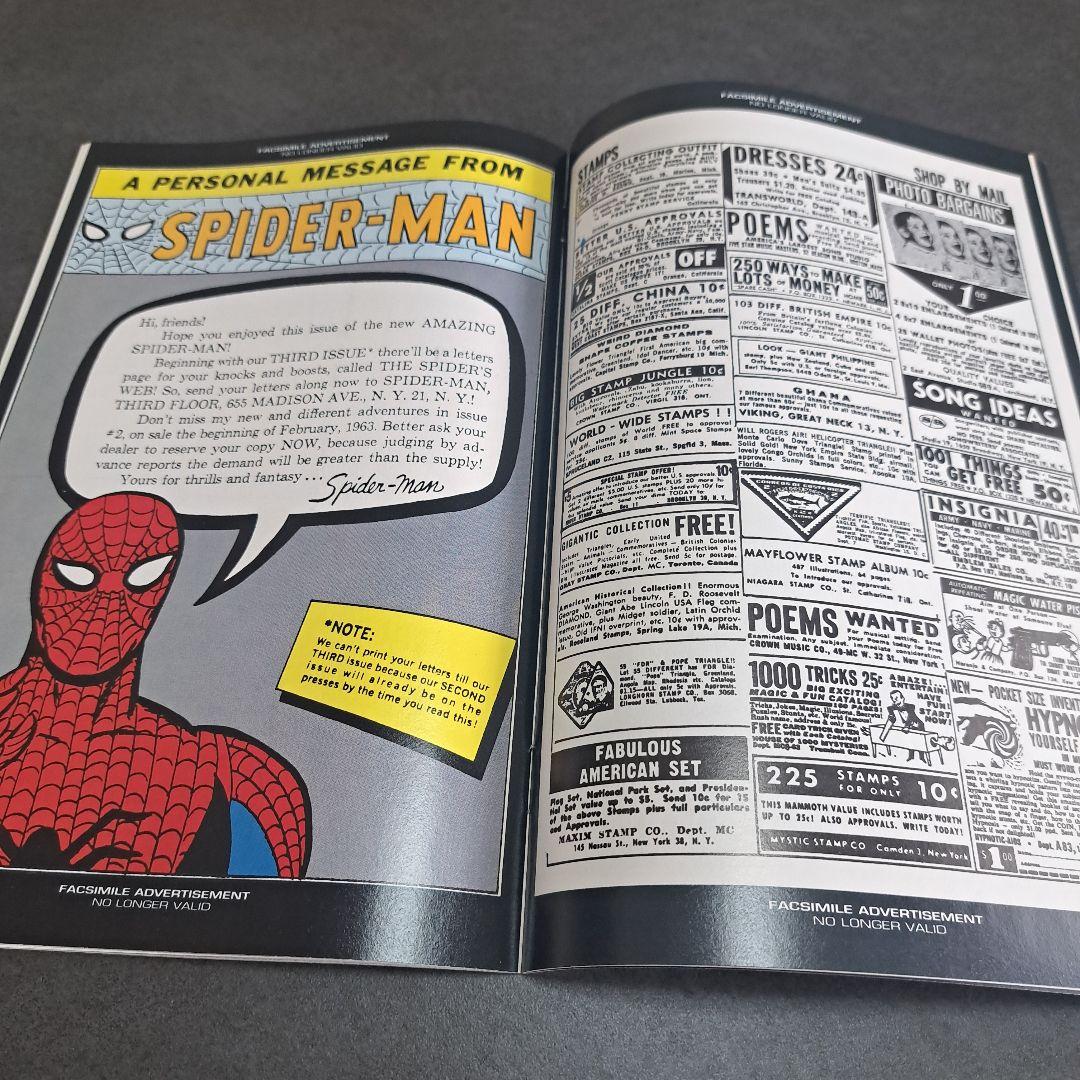 マーベル アメコミ スパイダーマン 第1巻 1962年【リプリント版】平成