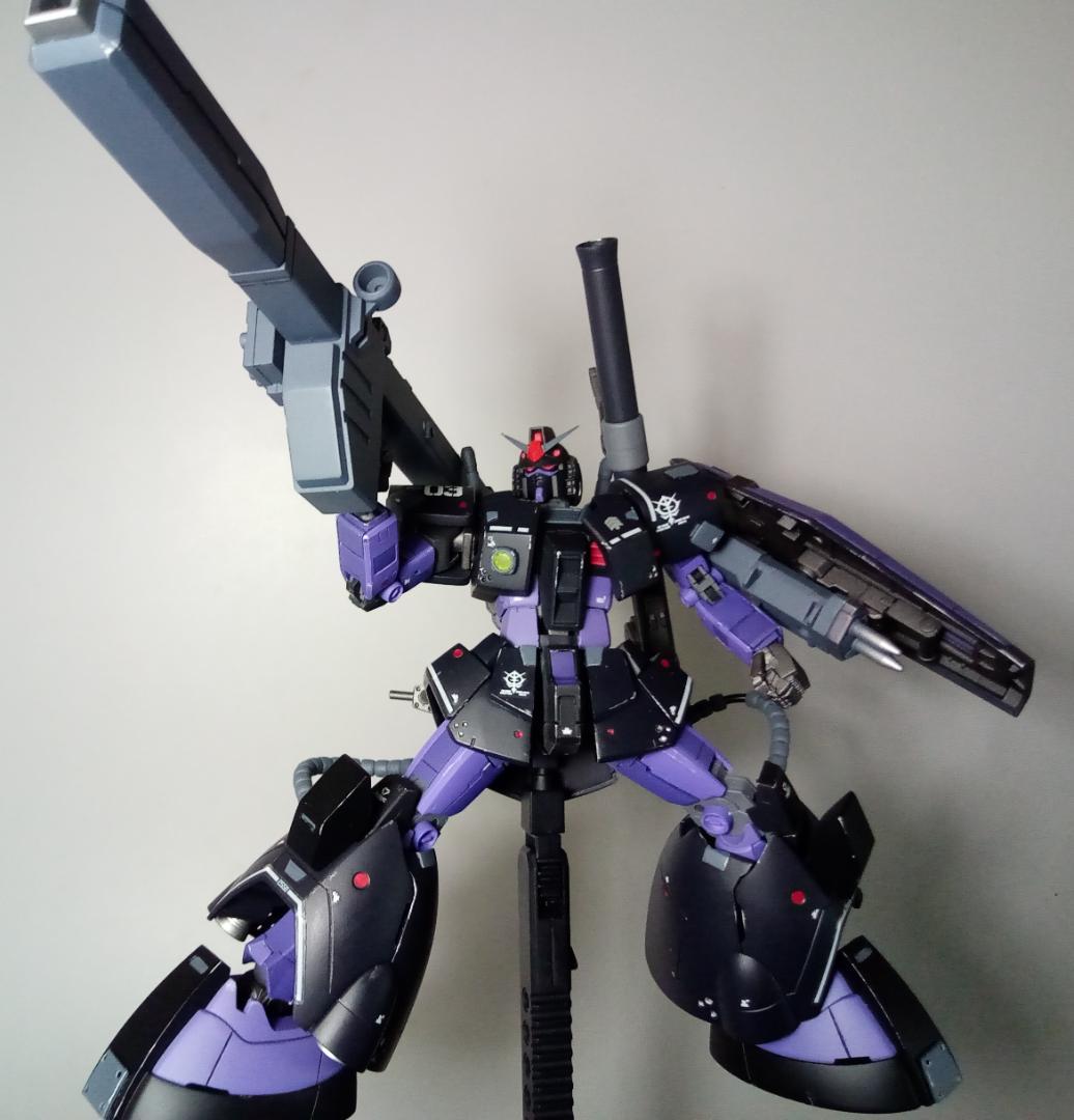 RG ガンダム ドムアーマー 黒い三連星 専用 鹵獲改修機 ガンプラ 完成