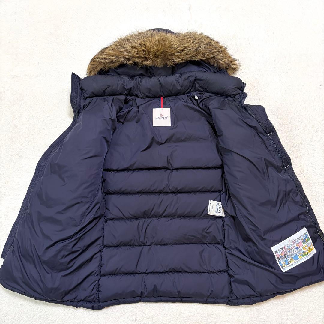 美品】モンクレール クルーニー ダウンジャケット リアルファー