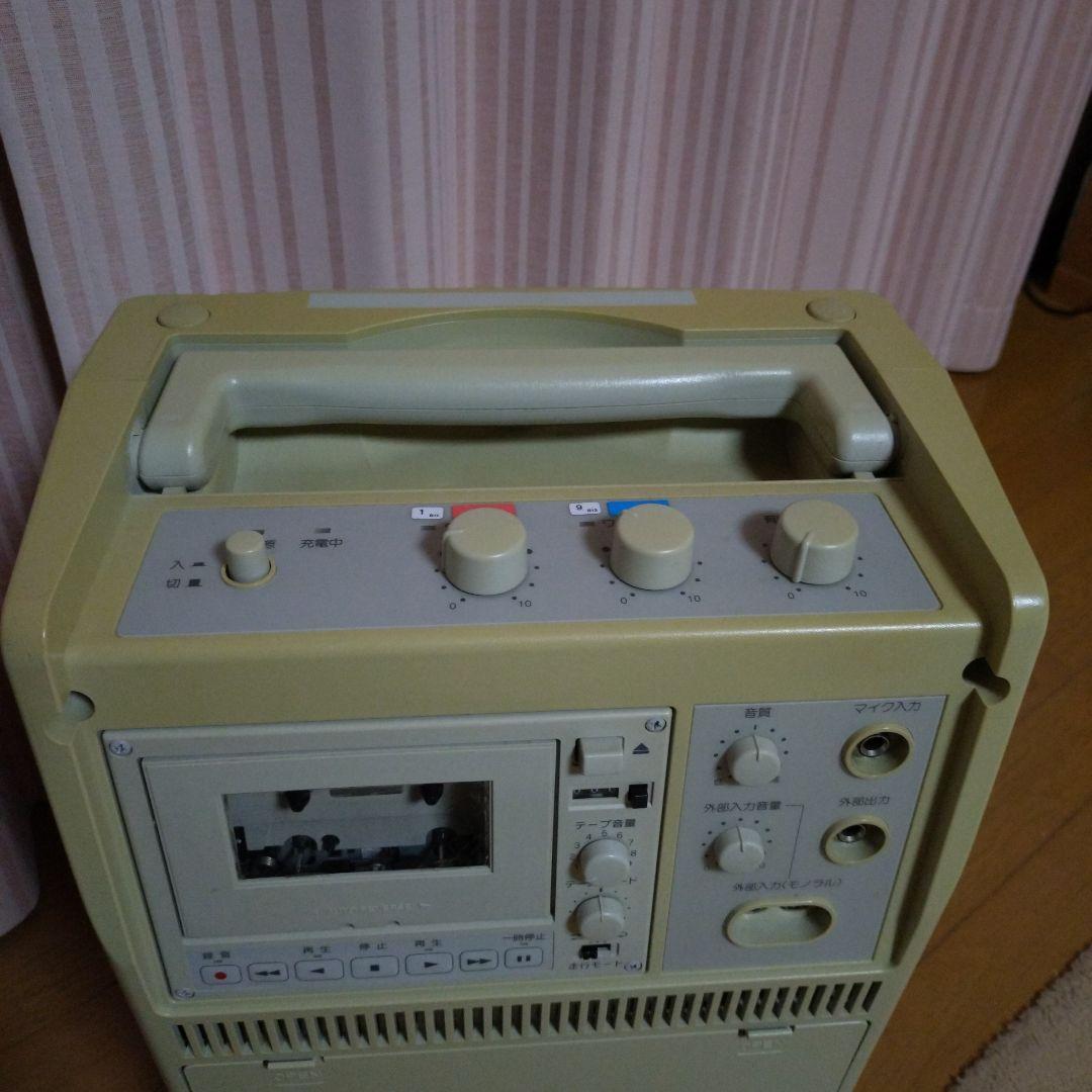 TOAアンプスピーカー 有線マイク付き - メルカリ