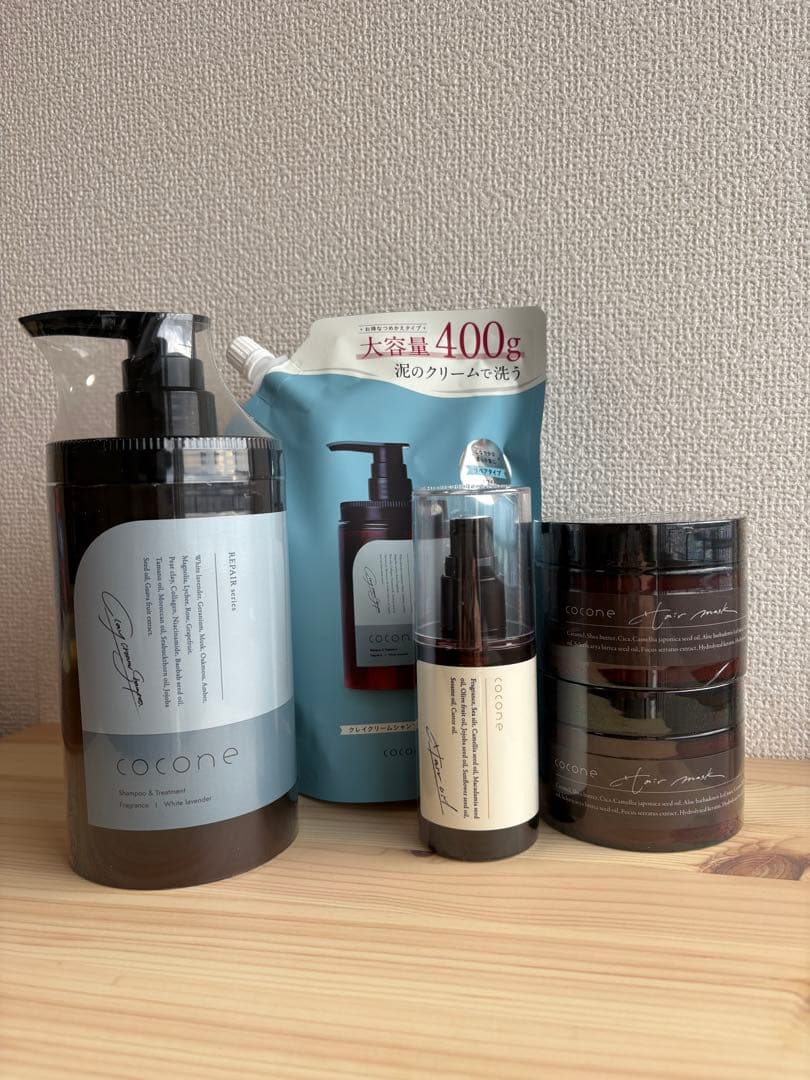 【新品】cocone ５点セット Amazon | coconeクレイクリームシャンプー ウィンターコレクション