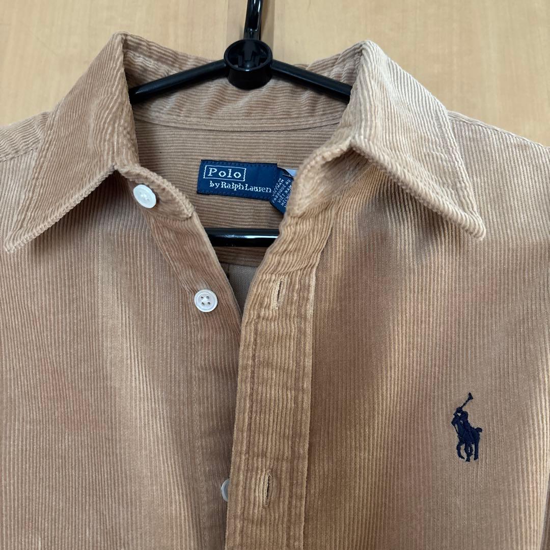 POLO RALPH LAUREN ベルテッド コーデュロイ シャツドレス - メルカリ
