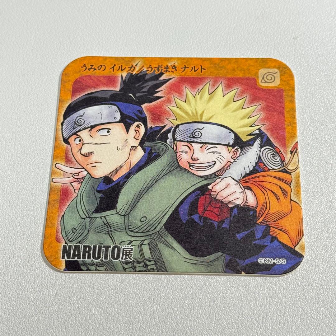 NARUTO展 アートコースター うみのイルカ うずまきナルト - メルカリ