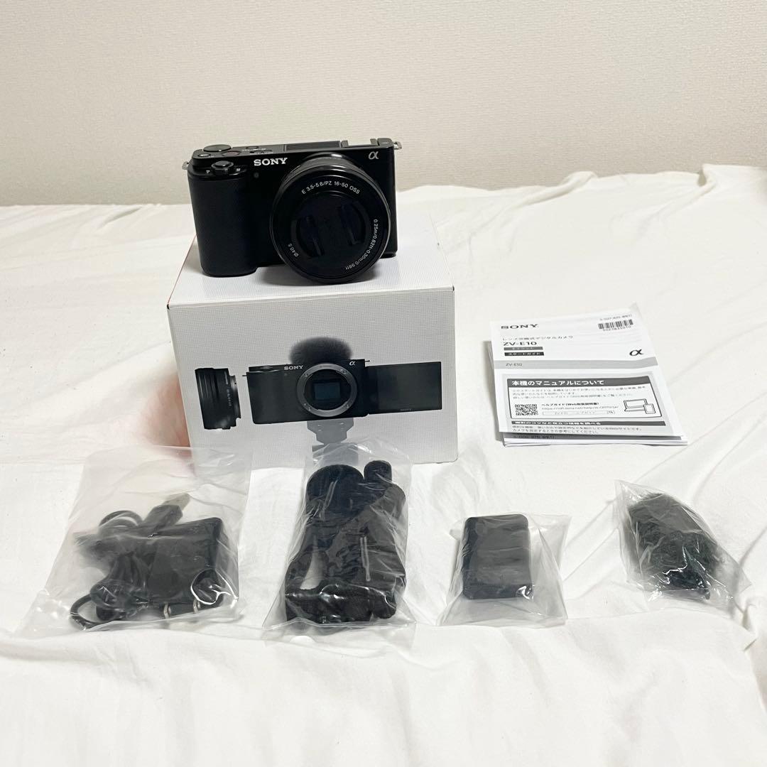 SONY VLOGCAM ZV-E10 パワーズームレンズキット SONY VLOGCAM ZV-E10M2K パワーズームレンズキット [ブラック] 価格