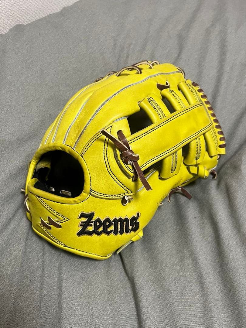 ZEEMS ジームス 軟式グローブ 外野手用 SV-520GGN 軟式グラブ Zeems（ジームス） 軟式 グローブ 外野手 湯もみ型付け済 野球 三方親