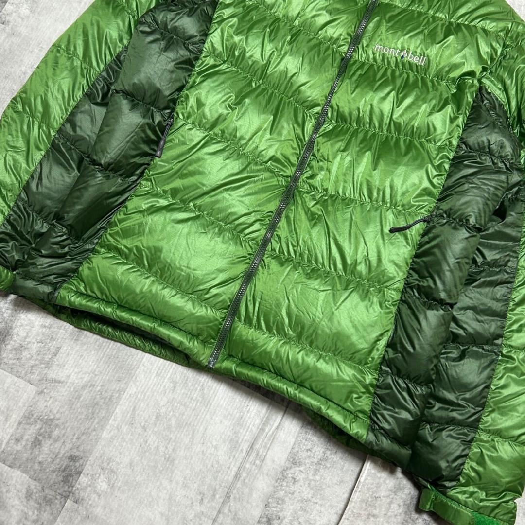 名作！人気カラー】モンベル アルパインダウンパーカ グリーン Lサイズ