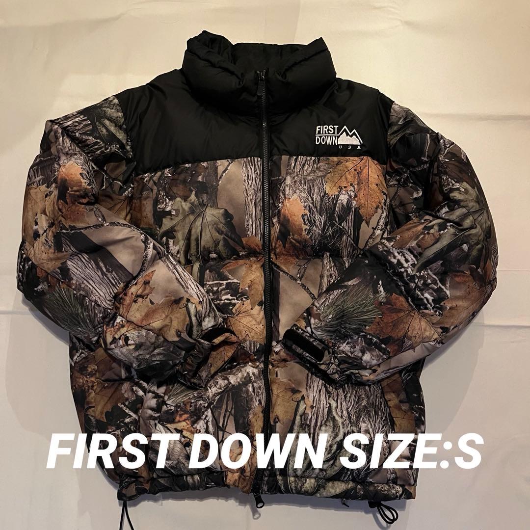 ファーストダウン ダウンジャケット リアルツリーカモ 迷彩 ヌプシ