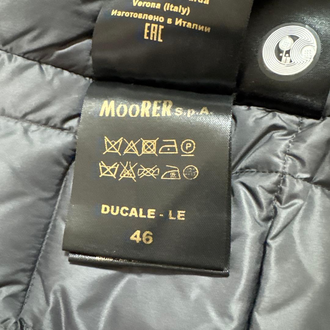 MooRER】DUCALE ウールカシミア ダウンチェスターコート 46 - メルカリ