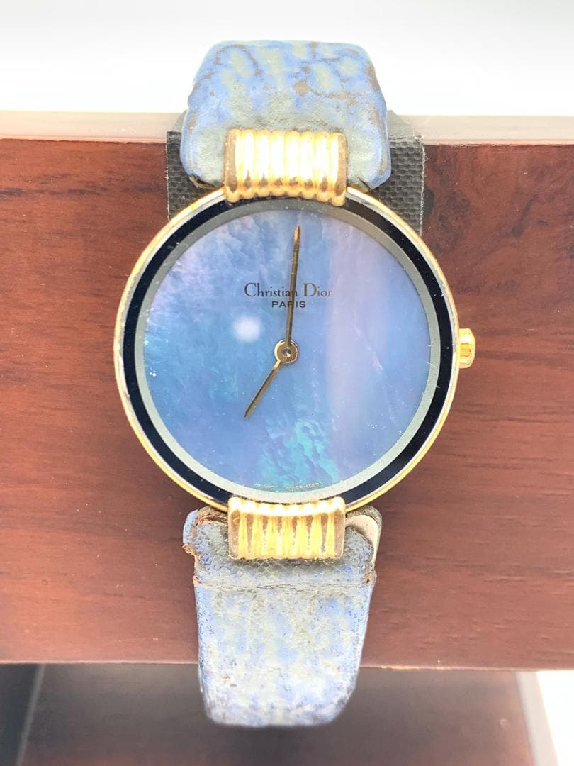 【不動】Christian Dior バギラ　腕時計　レザーベルト クリスチャン ディオール(CHRISTIAN DIOR)|バギラ(クオーツ)|【ハード
