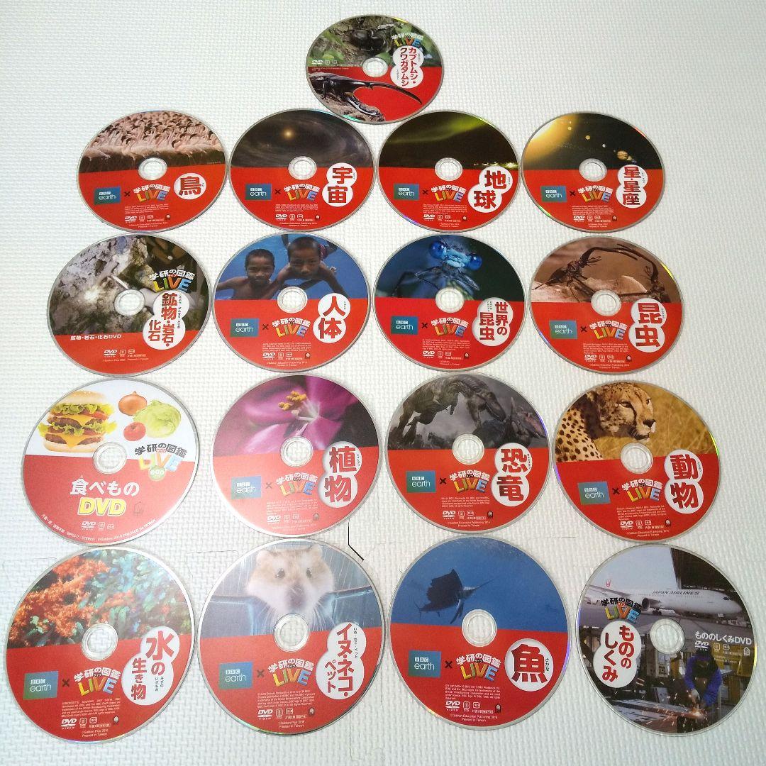 学研の図鑑ライブLIVE DVDのみ17枚セット - メルカリ