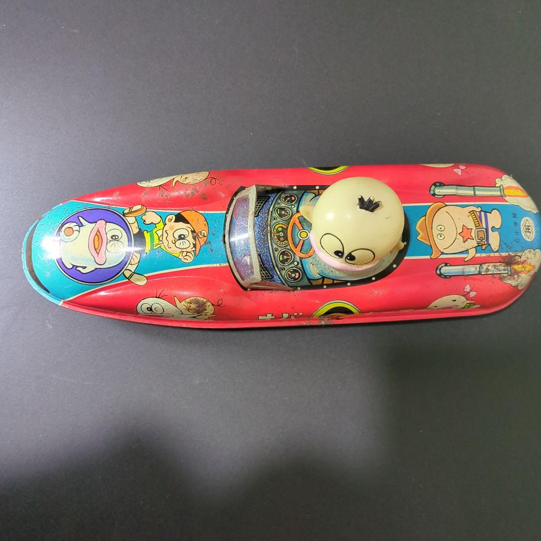 昭和レトロ オバケのQ太郎 オバQ レースカー ブリキ - メルカリ