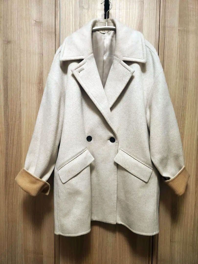 シンプリシテェ S120ブレンドリバーミドルコート ベージュ 24AW - メルカリ