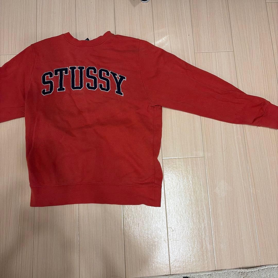 STUSSY レッド スウェット S - メルカリ