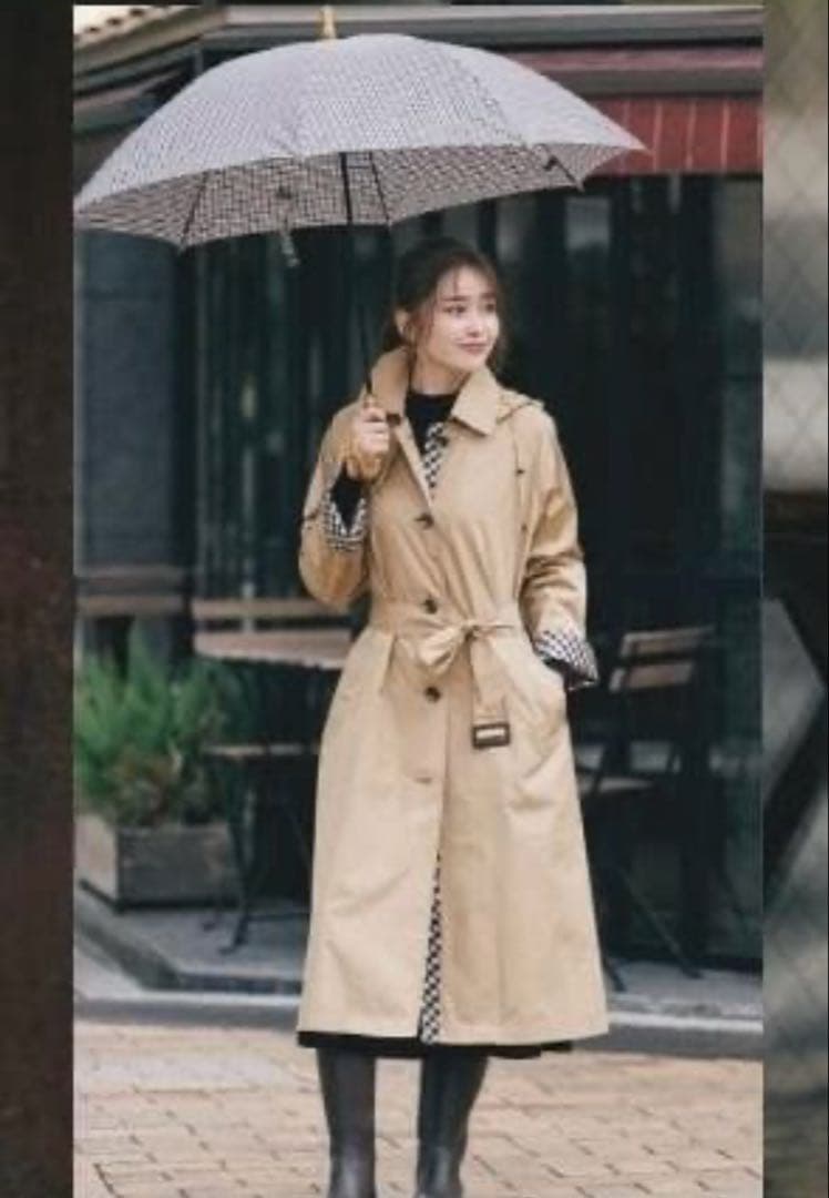 新品未使用】ANA×Aquascutumレインコート レディース ベージュ M