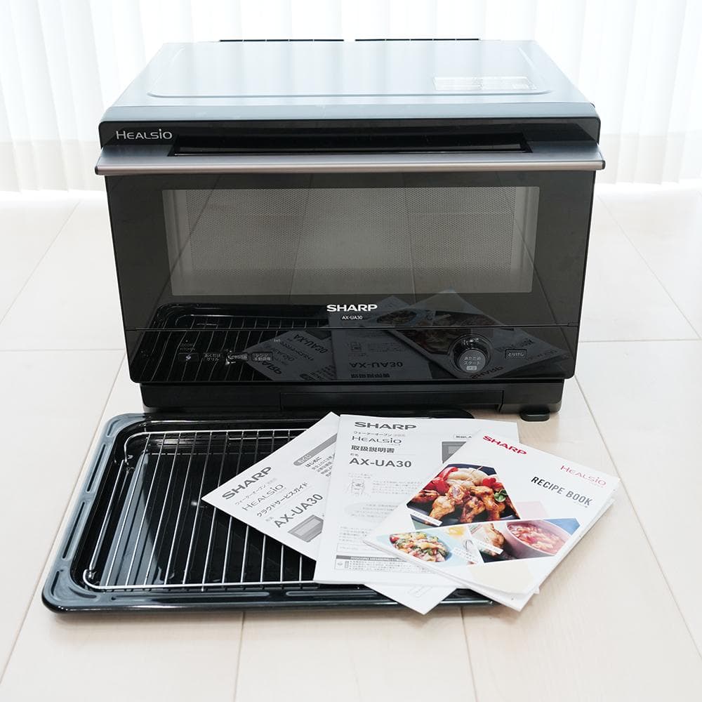 【美品】SHARP ウォーターオーブンヘルシオ AX-UA30-B SHARP ウォーターオーブン ヘルシオ AX-UA30-B : 家電通販 ナカデン