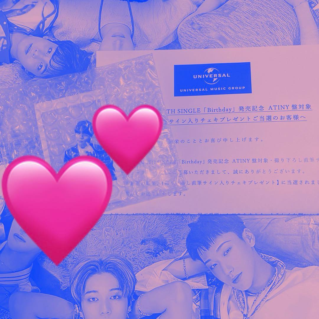 ATEEZ ヨサン直筆サインチェキ